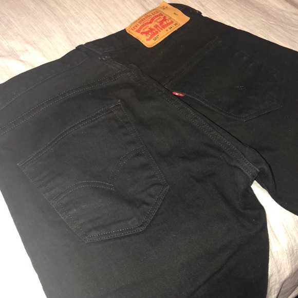 Levi Strauss & Co Mens Black Jeans - Picture 4 of 8